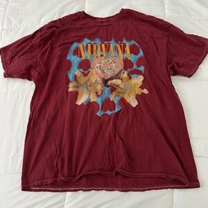 Urban Outfitters Red Graphic Tee